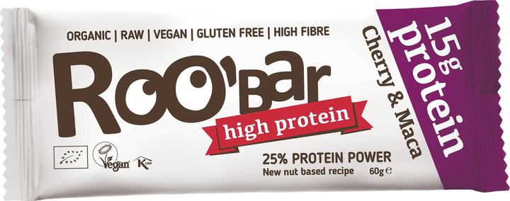 Roobar Protein-Riegel Cherry & Maca (60 g, 1 Stk.)
