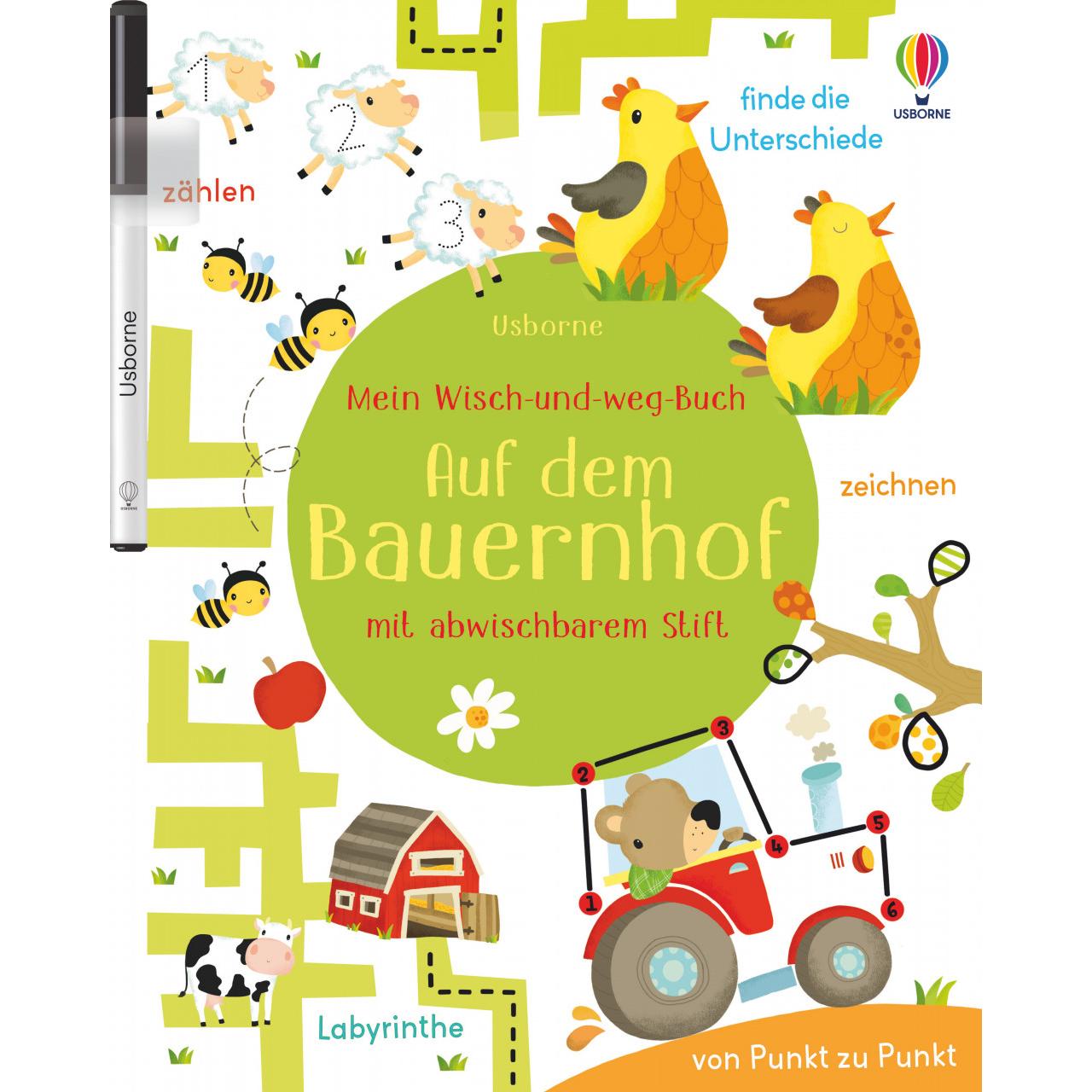 Mein Wisch-und-weg-Buch: Auf dem Bauernhof, Kinderbücher von Kirsteen Robson