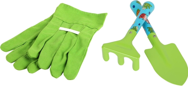 Actual product image small foot Large garden set with wheelbarrow
