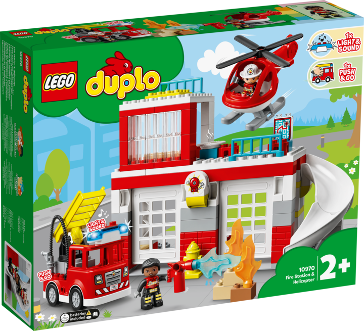 Immagine prodotto LEGO Stazione dei pompieri con elicottero (10970)