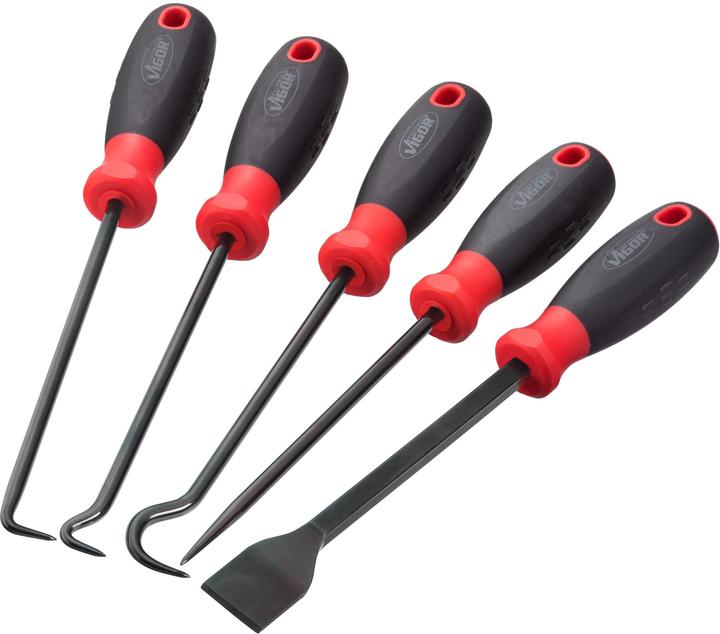 Produktbild Vigor Haken- und Schaber Satz ∙ V5045 ∙ 260 mm ∙ Anzahl Werkzeuge: 5 (260 mm)