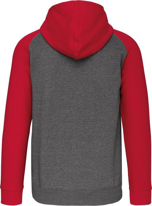 Image du produit Proact Sweatshirt zippé à capuche molleton bicolore (L)