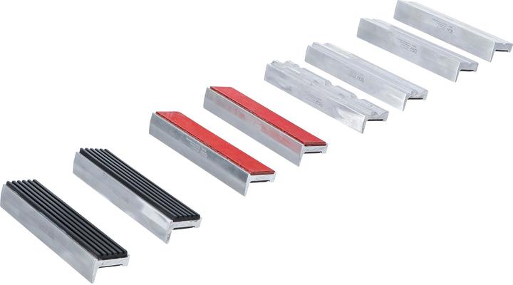 Actual product image BGS Bench Vice Jaw Protector Set | Aluminium | 125 mm | 8 pcs. (125 mm)