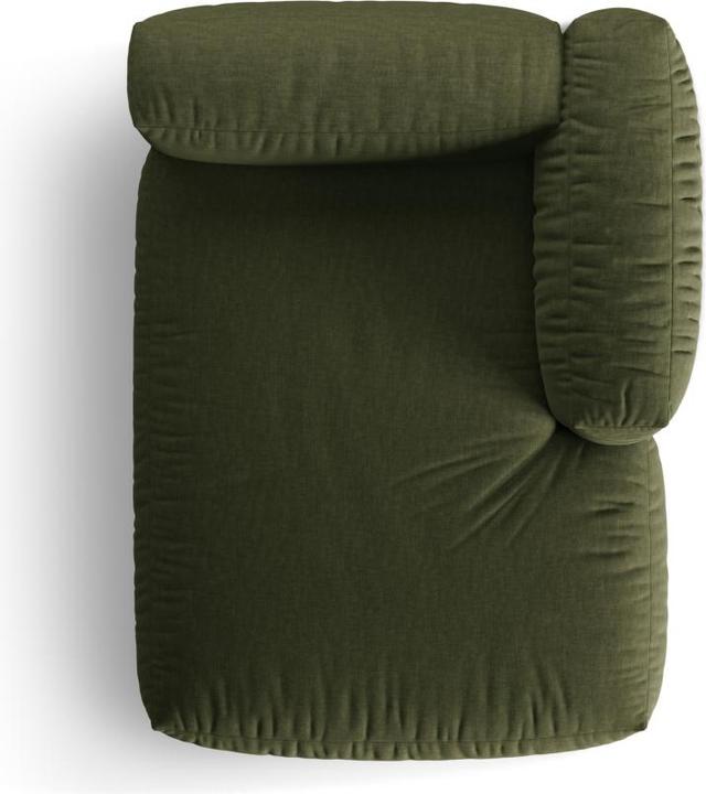 Image du produit Micadoni Chaise longue modulable droite, "Martina", 1 Place, 176x123x75 Fabriqué en Europe (Recamière)