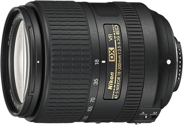 Actual product image Nikon AF-S DX Nikkor 18-300mm f/3.5-6.3G VR Lens (Nikon F, APS-C / DX)