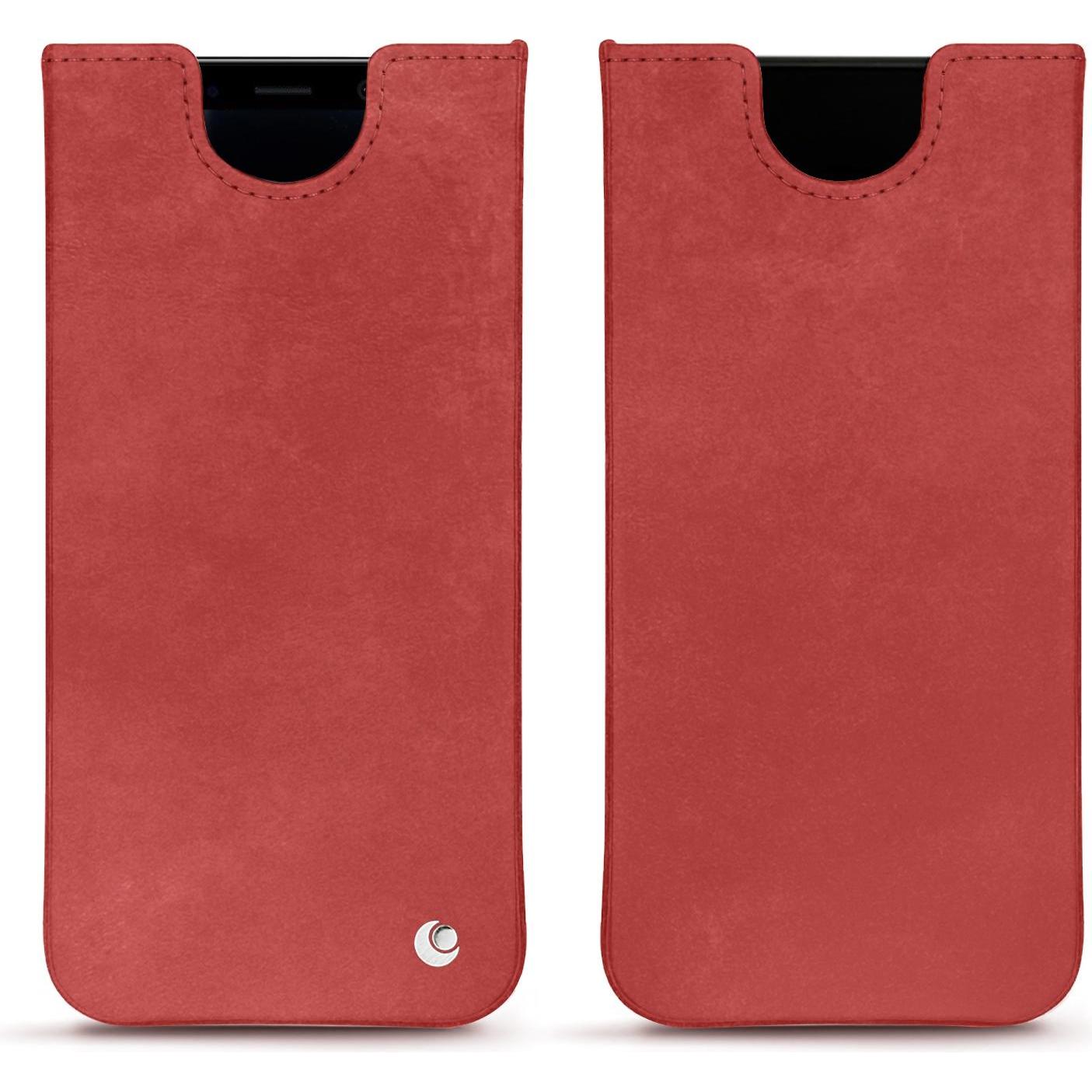 Noreve Lederschutzhülle (Samsung Galaxy S8+), Smartphone Hülle, Rot