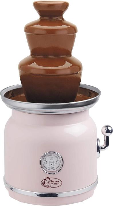 Bestron Fontaine de chocolat rose