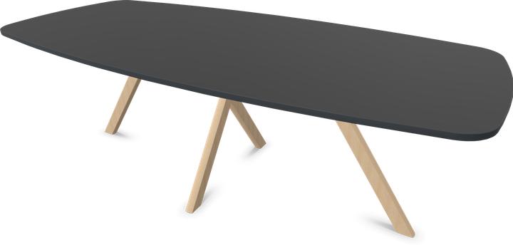 Produktbild Dietiker Felber T14 Sitzungstisch Boatform (2200 x 1000 x 720 mm)