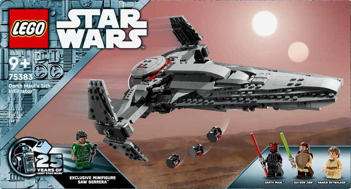 Actual product image LEGO Darth Mauls Sith Infiltrator (75383, LEGO Star Wars)