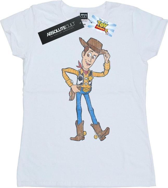 Immagine prodotto Disney Toy Story 4 Sheriff Woody Pose Maglietta Donna (S)
