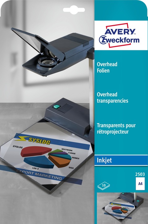 Produktbild Avery Overhead-Folien (10 x, A4)