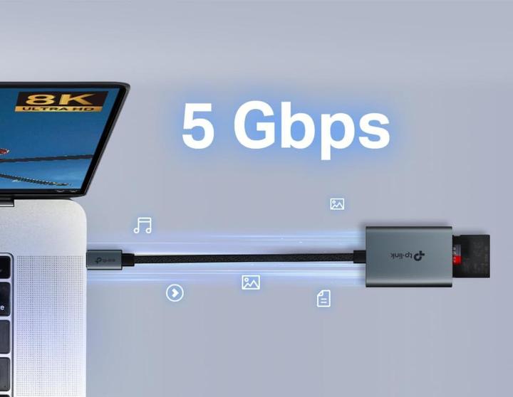Actual product image TP-Link USB-C To Sd Microsd Adapter (USB-C, 3 Ports)