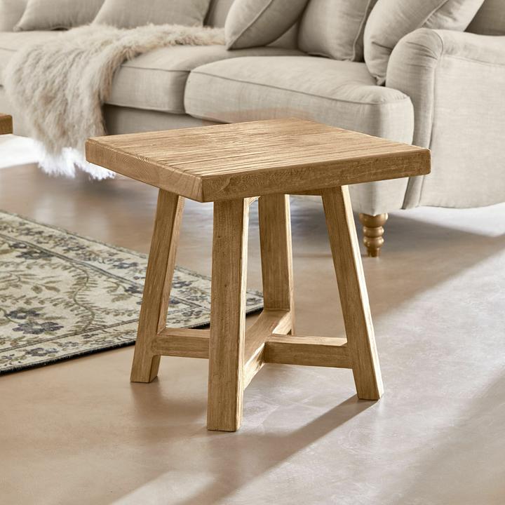 Image du produit Loberon Beistelltisch Eldonbury braun (50 x 50 x 50 cm)
