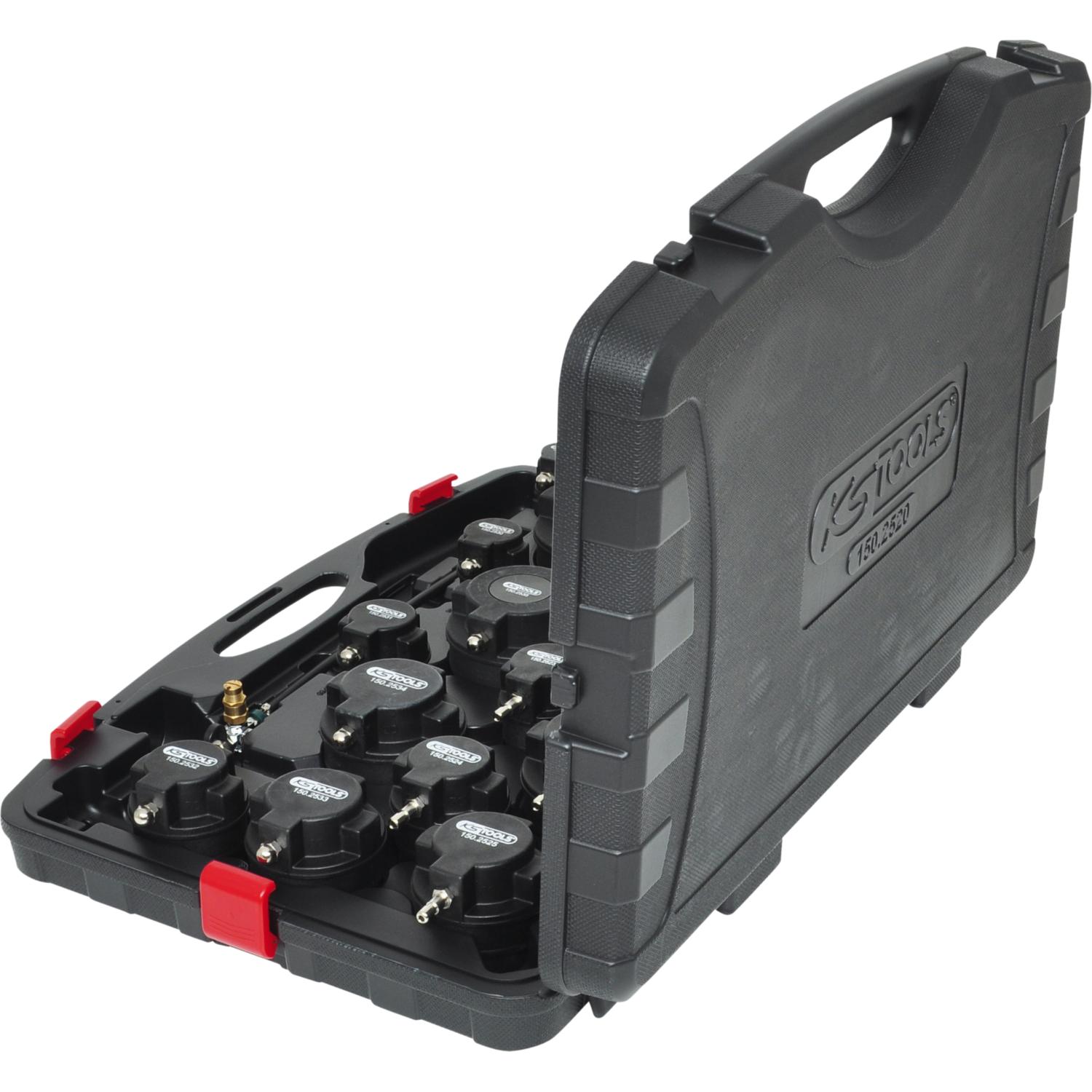 Thumbnail - KS Tools, Fahrzeug Werkzeug, Turbolader-Ladeluft-System-Prüfkoffer-Satz, 17-tlg
