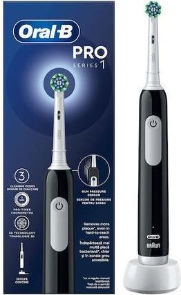 Braun Oral-B Pro1 Electric Toothbrush Cross Action, black