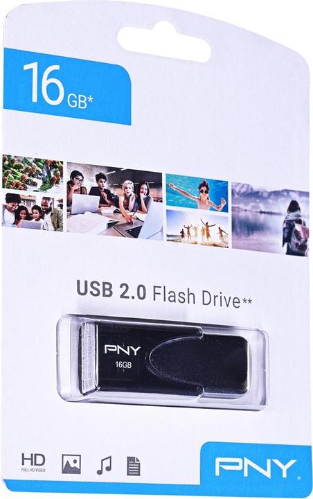 Produktbild PNY Attaché 4 (16 GB, USB-A)