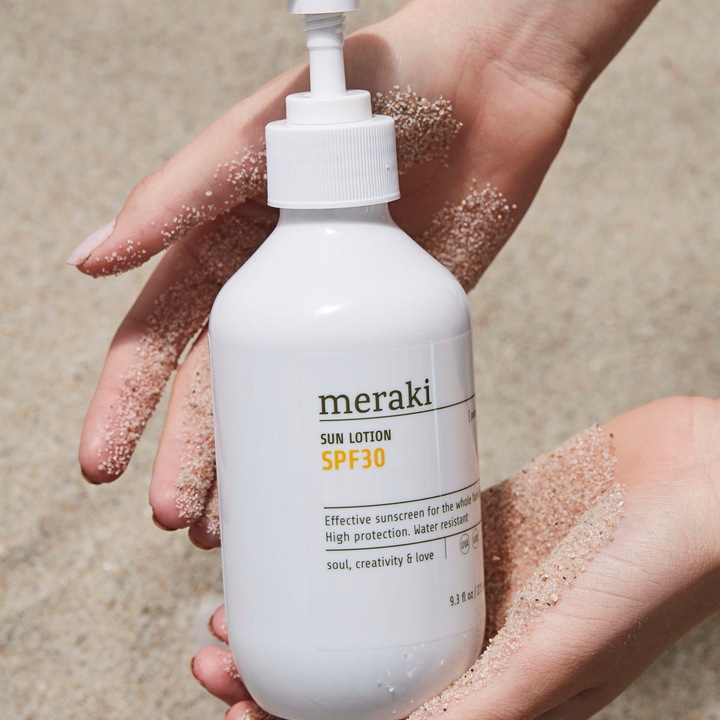 Actual product image Meraki Sunscreen, Pure (Suntan cream, SPF 30, 275 ml, 280 g)