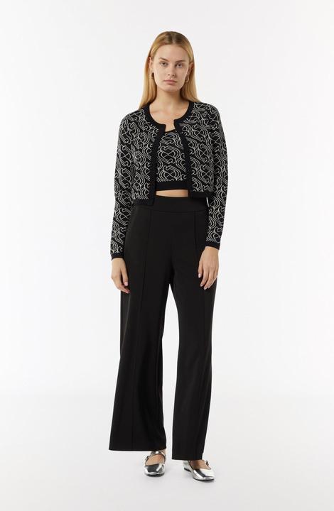 Produktbild Comma Strickjacke Kurzer Feinstrickcardigan mit grafischem Muster (34)