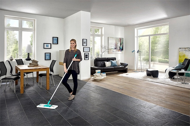 Produktbild Leifheit Bodenwischer Profi XL micro duo mit Aluminiumstiel (1 Stk.)