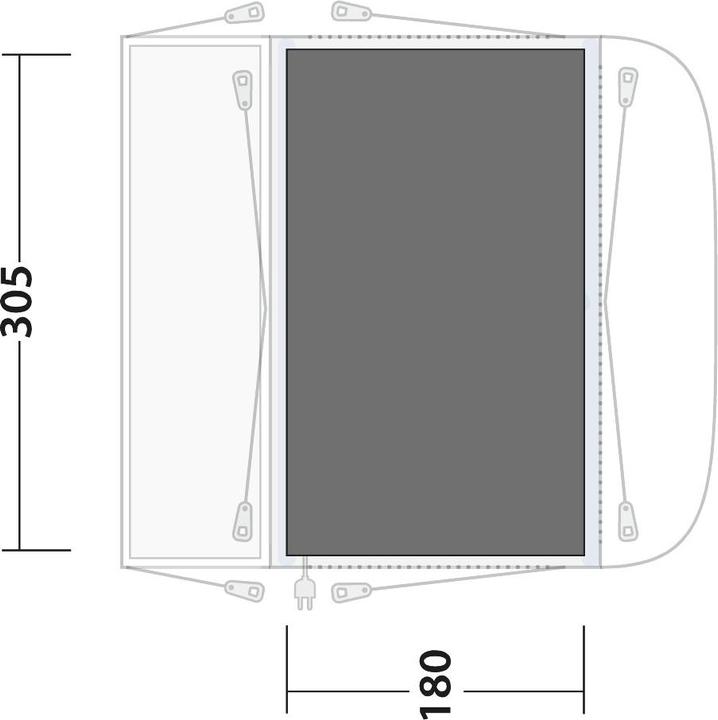 Image du produit Outwell Empreinte de la tente Parkville 200