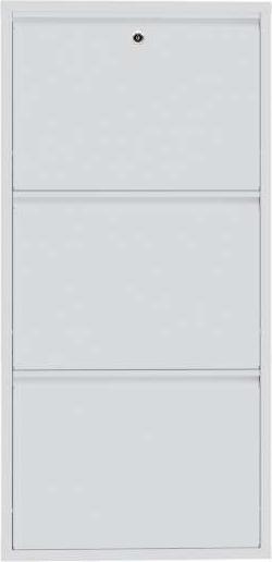 Image du produit Homitis Locking 3 Piece Metal Shoe Cabinet