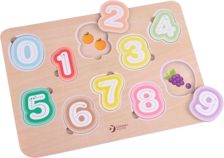 Actual product image Classic World Number puzzle