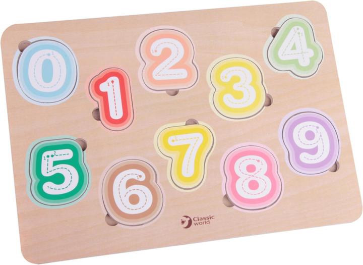 Actual product image Classic World Number puzzle