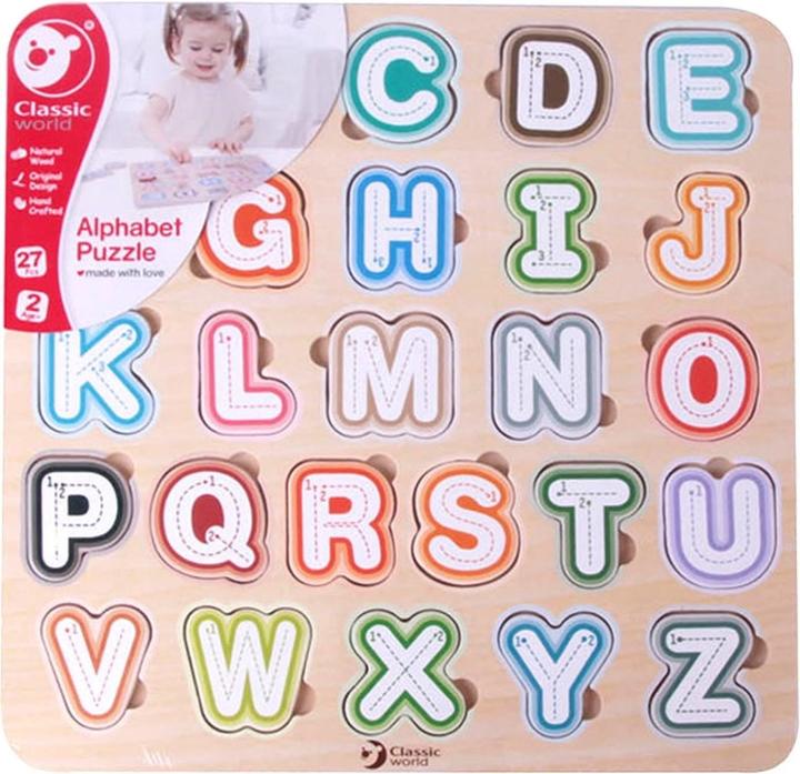Immagine prodotto Classic World Puzzle di lettere (27 pezzi)