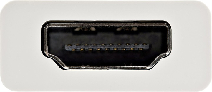 Actual product image StarTech USB-C to HDMI Adapter - USB Type C to HDMI Converter for Computer with USB - 4K 60Hz - White (HDMI, 15 cm)