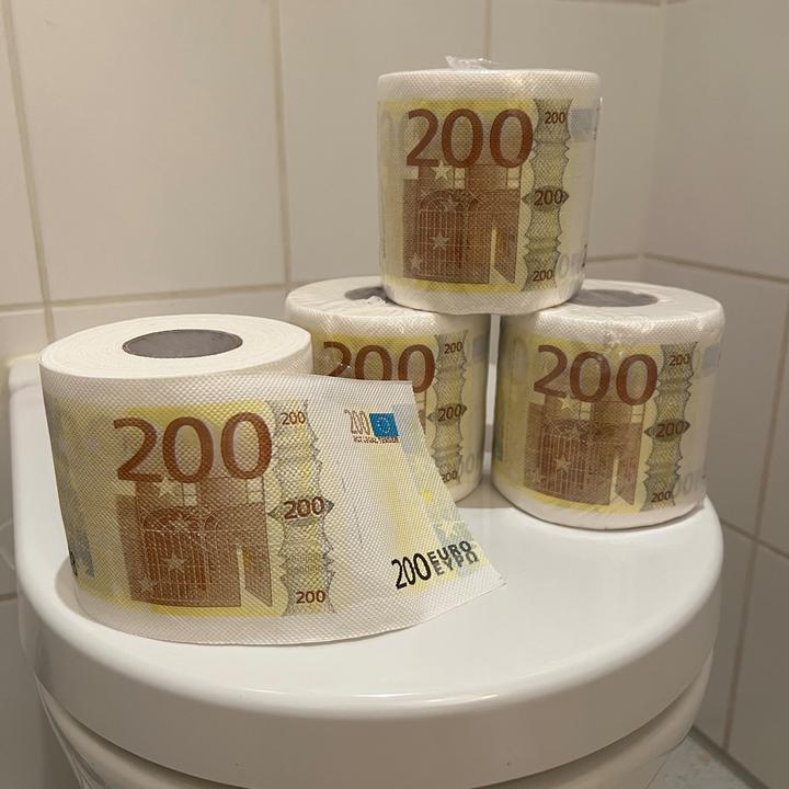 Produktbild Thumbs Up Mad Monkey Toilettenpapier "200Euro" weiss (1 Stk.)