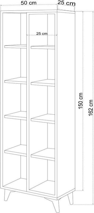 Actual product image Homitis Diego (50 x 162 x 25 cm)