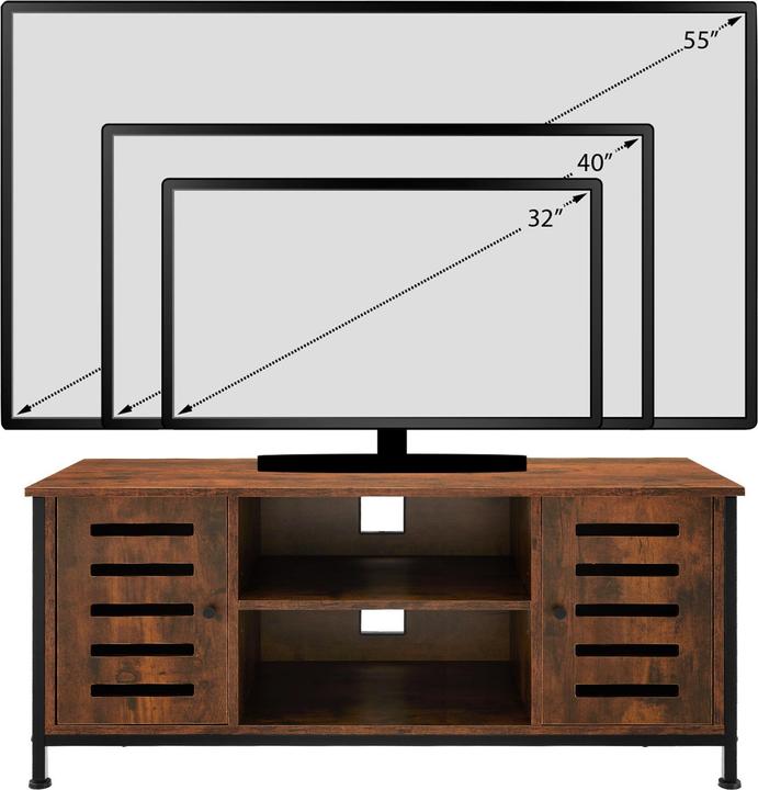 Actual product image tectake Carlow (110 x 41.50 x 50.50 cm)