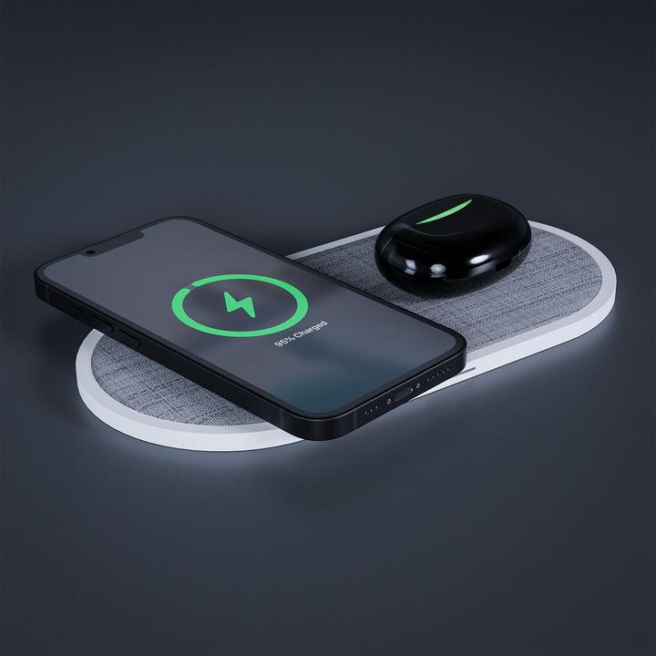 Produktbild Gear Wireless DUAL Qi USB-C 2x10W (10 W)