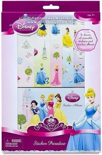 Produktbild Disney Princess Blatt mit Stickern 6erPack