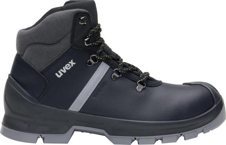 Produktbild Uvex Safety 6510144 Sicherheitsstiefel S3 Schuhgrösse (EU): 44 Schwarz, Grau 1 Paar (S3, 44)