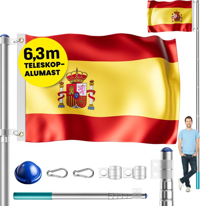 Image du produit Monzana Mât de drapeau