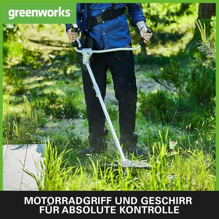 Produktbild Greenworks lawn mower GD40BCB (Trimmfaden)