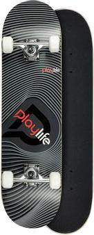 Produktbild Playlife Illusion Grey Skateboard