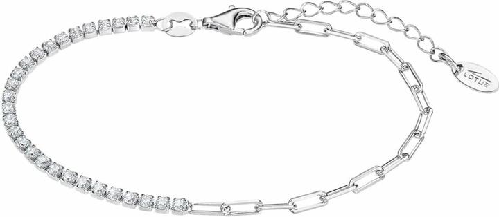 Lotus Argent - Chaîne design bracelet plaqué or avec zircons LP3270-2 / 1 (L) (15 cm)