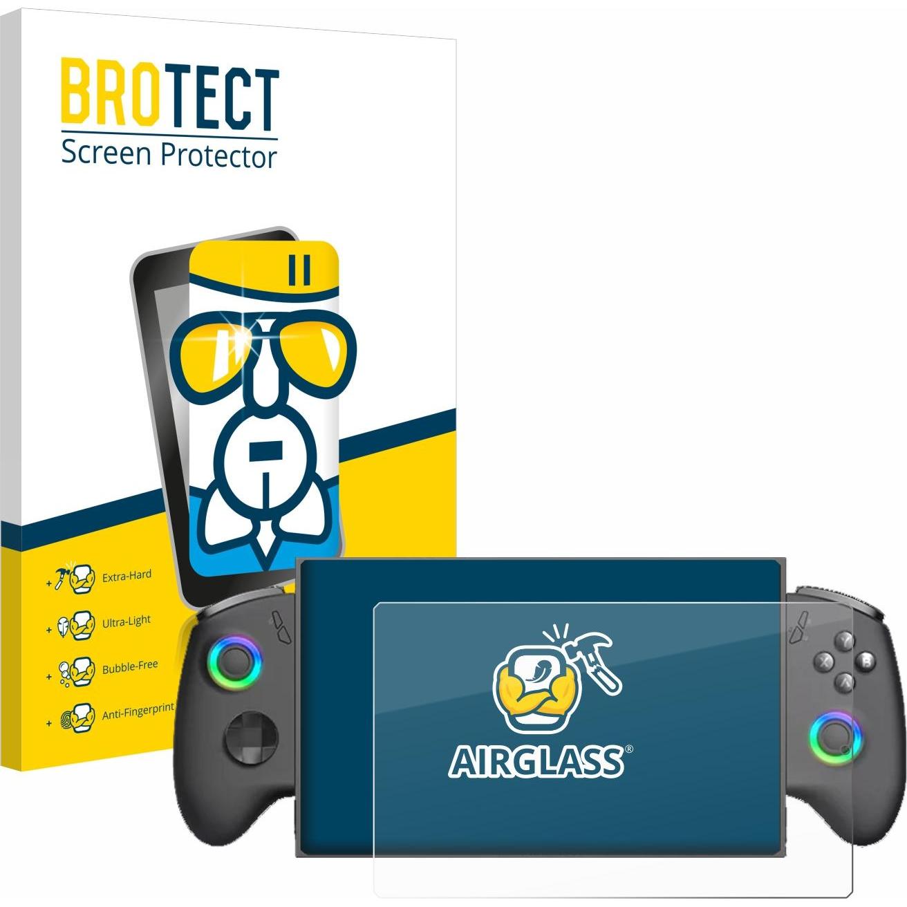 BROTECT Schutzglas Schutzfolie Glas Folie Displayschutz klar, Weiteres Gaming Zubehör, Transparent