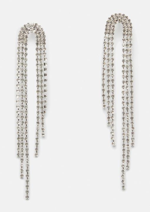 Comma Mode Ohrringe Mode Ohrringe (Crystal Glass, Metal)