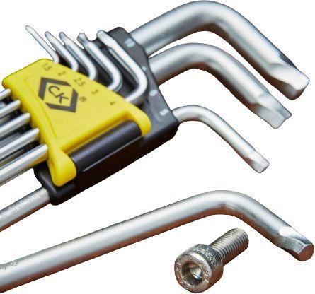 Actual product image C.K Magma Offset screwdriver set Stud wrench set for damaged hexagon head screws