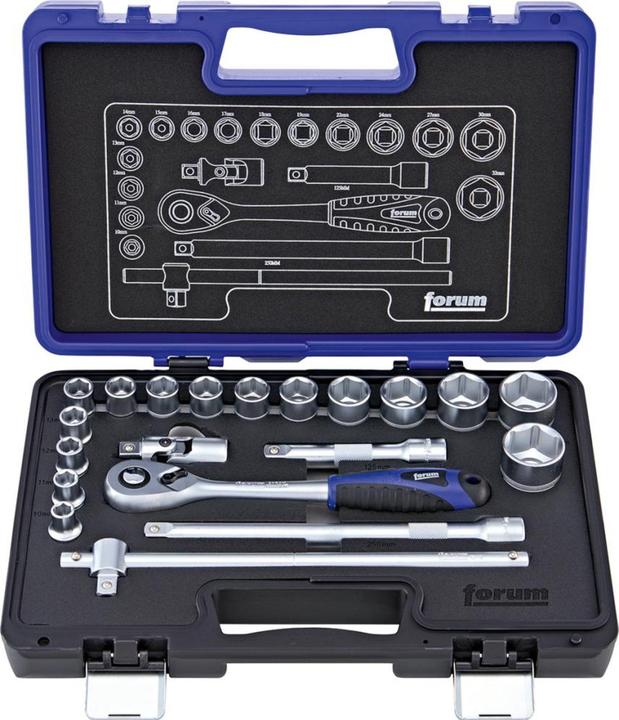 Actual product image Forum Professional Solutions Socket spanner set 1/2" 20 pcs.