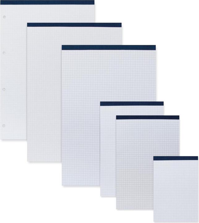 Image du produit Office Bloc-notes (A4, Quadrillé, Non contraignant)