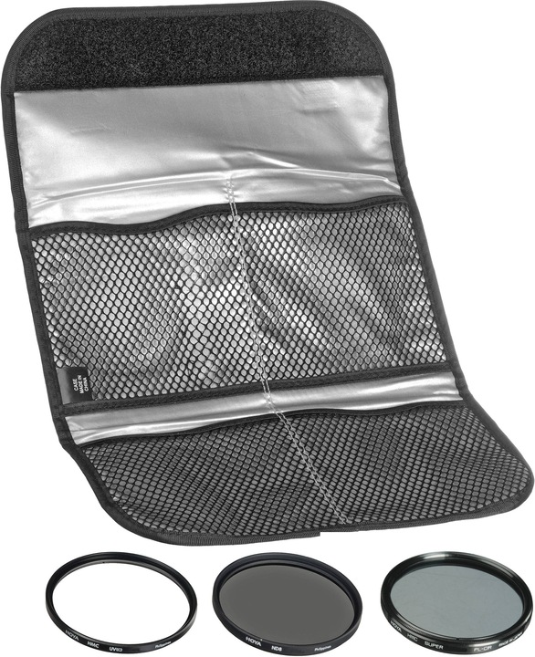Produktbild Hoya Digital Filter Kit II (UV, CIR-PL & ND8) Filterset (62 mm, ND- / Graufilter, Polarisationsfilter, UV-Filter)