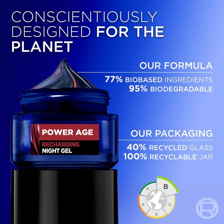 Produktbild L'Oréal Paris Men Expert Power Age Recharging Night Gel (50 ml, Gesichtsgel)