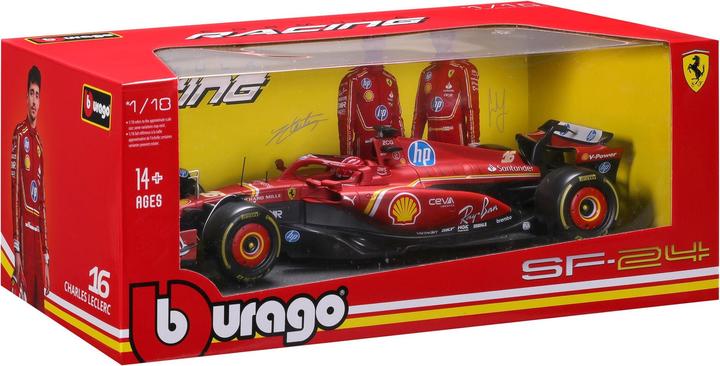 Actual product image Bburago Ferrari F1 SF-24 1/18 Leclerc 2024