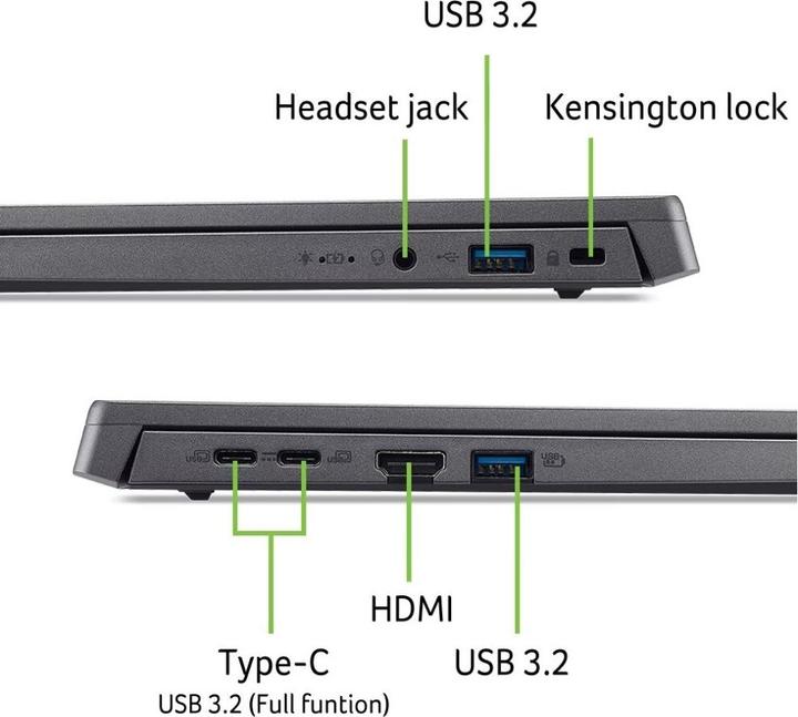 Produktbild Acer Aspire 3 i5-1334U 15.3 16GB 512GB NoOS (15.30", Intel Core i5-1334U, 2.15 GB, 512 GB, Eng. Int.)