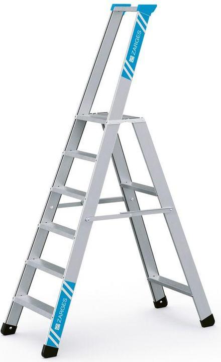 Immagine prodotto Zarges Scale a libro con gradini, accessibili da un lato (Scala doppia, 213 cm)