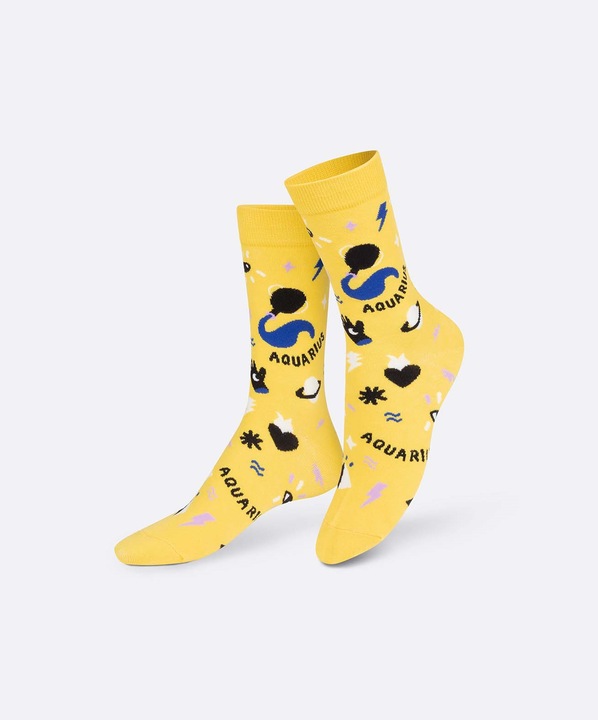 Actual product image Eat My Socks Socks, Zodiac Aquarius (One size)